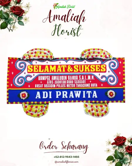 Papan Bunga Ucapan Selamat Tegalgede